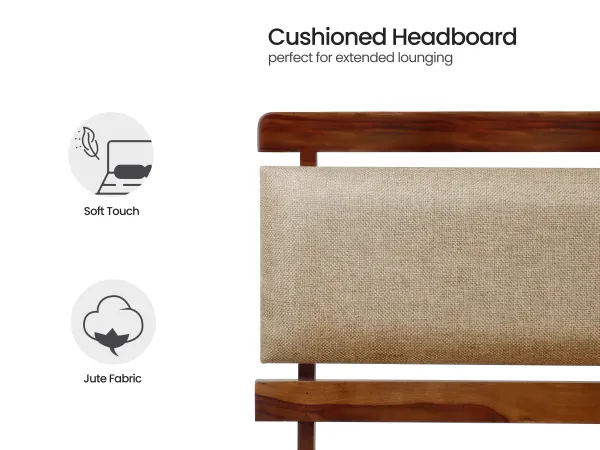 Belle Solid Wood King Size Double Bed